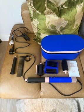 Dyson Air Wrap - Blue and Pink - Like New